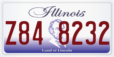 IL license plate Z848232
