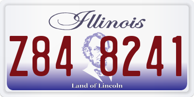 IL license plate Z848241