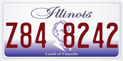 IL license plate Z848242