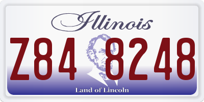 IL license plate Z848248
