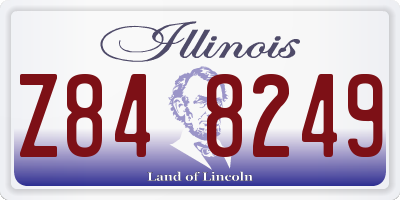 IL license plate Z848249