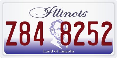 IL license plate Z848252