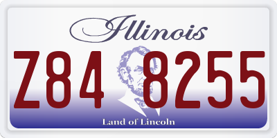 IL license plate Z848255