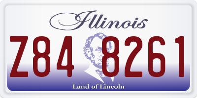 IL license plate Z848261