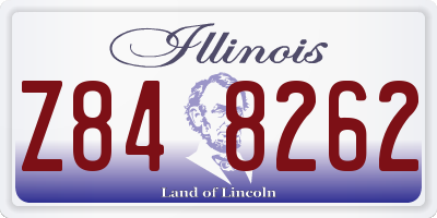 IL license plate Z848262