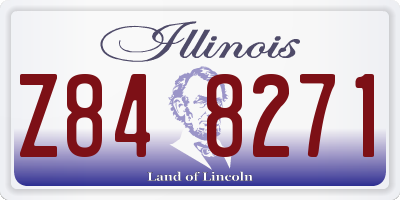 IL license plate Z848271
