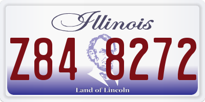 IL license plate Z848272