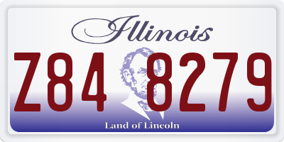 IL license plate Z848279