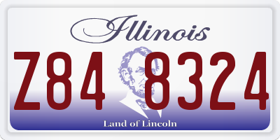 IL license plate Z848324
