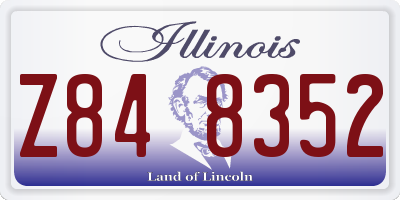 IL license plate Z848352