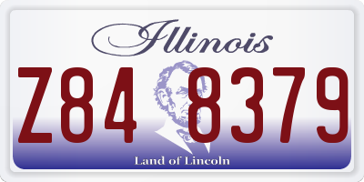 IL license plate Z848379