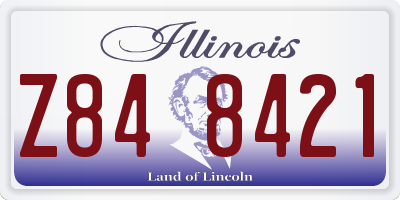 IL license plate Z848421