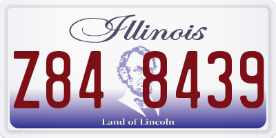 IL license plate Z848439