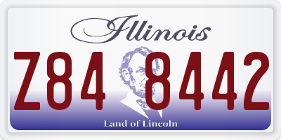 IL license plate Z848442