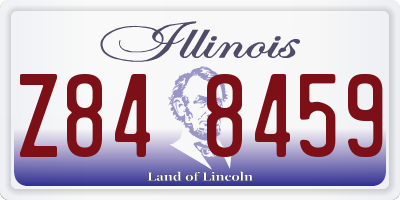 IL license plate Z848459