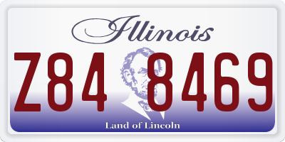 IL license plate Z848469