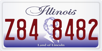 IL license plate Z848482