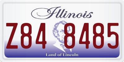 IL license plate Z848485