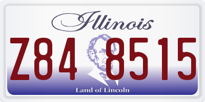 IL license plate Z848515