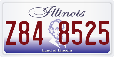 IL license plate Z848525