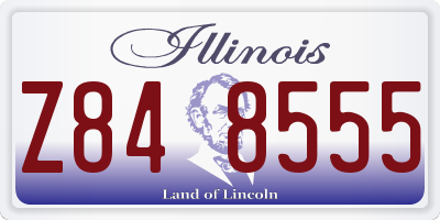 IL license plate Z848555