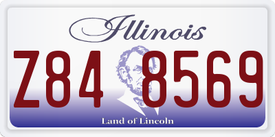 IL license plate Z848569
