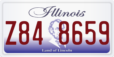 IL license plate Z848659