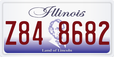 IL license plate Z848682