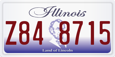 IL license plate Z848715