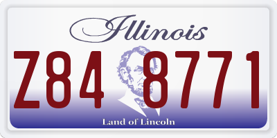 IL license plate Z848771