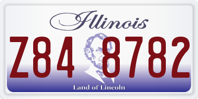 IL license plate Z848782