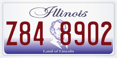 IL license plate Z848902