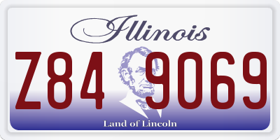 IL license plate Z849069