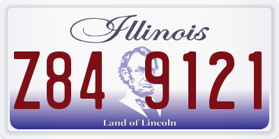 IL license plate Z849121