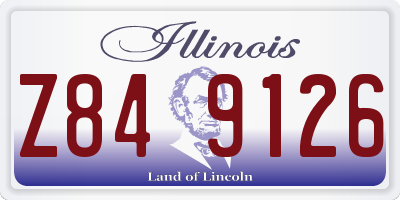 IL license plate Z849126