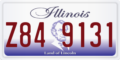 IL license plate Z849131