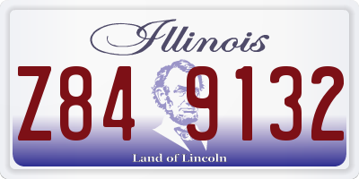 IL license plate Z849132