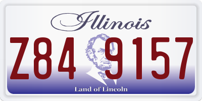 IL license plate Z849157