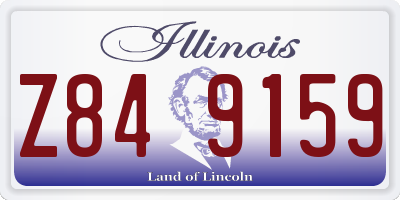IL license plate Z849159