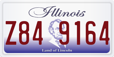 IL license plate Z849164