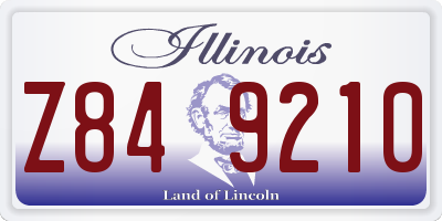 IL license plate Z849210