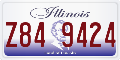 IL license plate Z849424