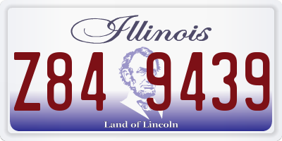 IL license plate Z849439