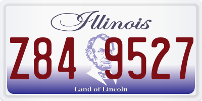 IL license plate Z849527