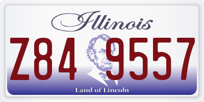 IL license plate Z849557