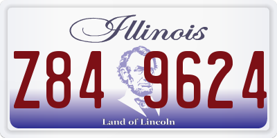 IL license plate Z849624