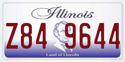 IL license plate Z849644