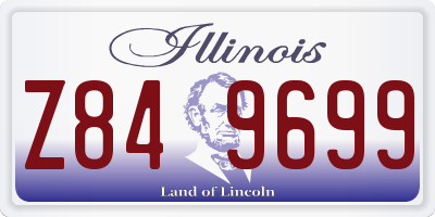 IL license plate Z849699