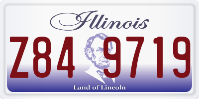 IL license plate Z849719