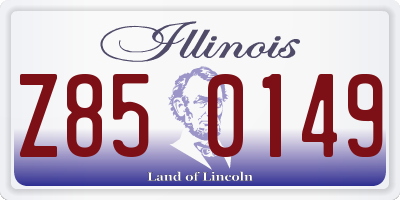 IL license plate Z850149